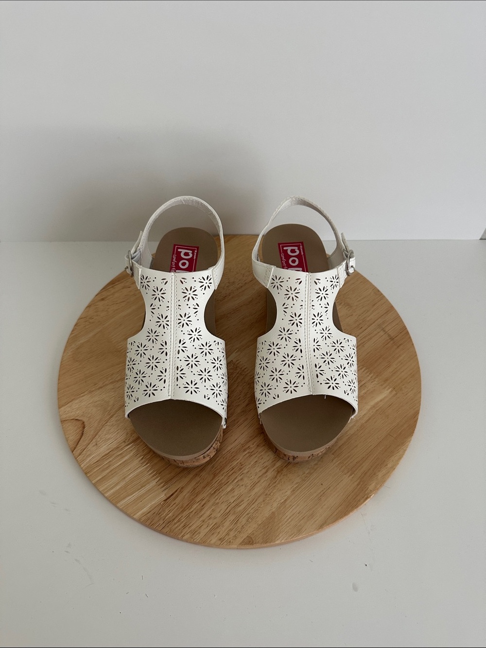Pop Womens Virelyne Wedge Sandals